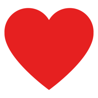 Heart Decal (Red)